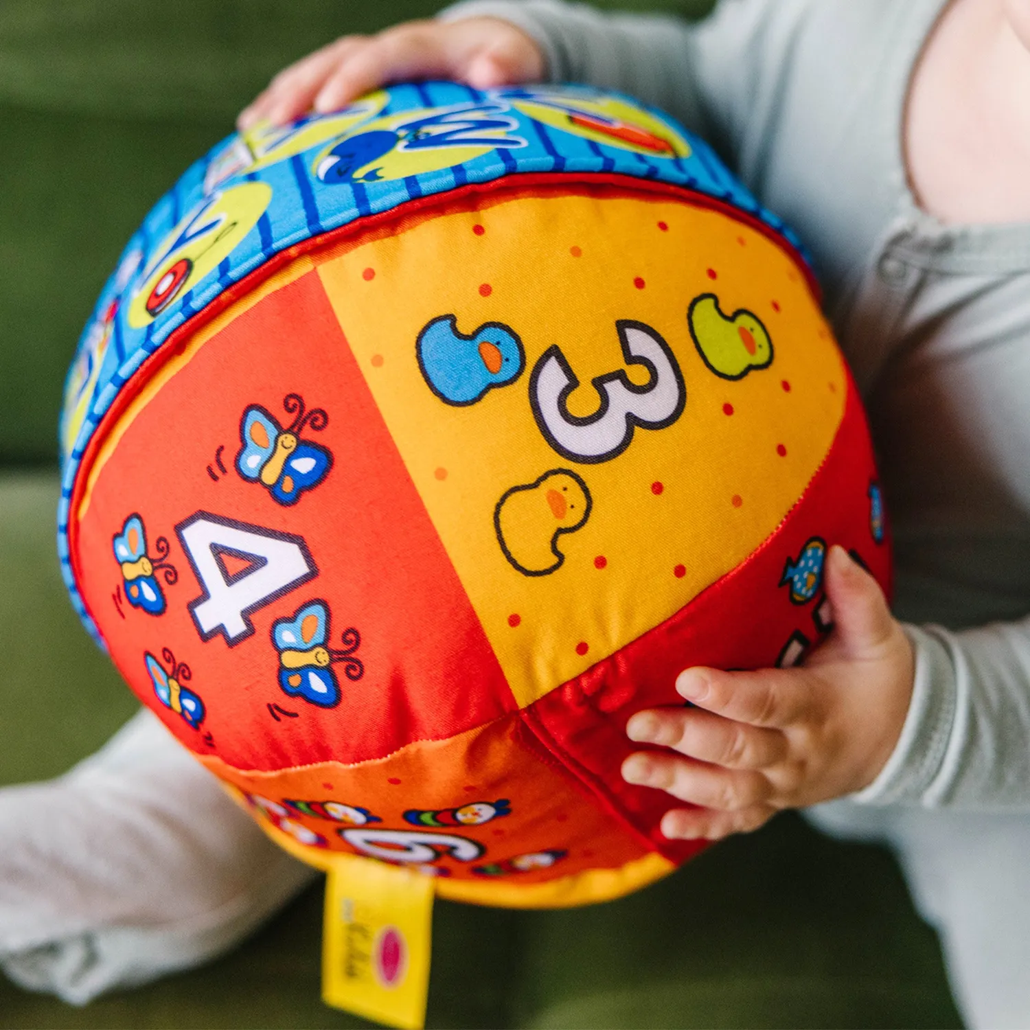 Melissa & Doug K’s Kids 2-in-1 Talking Ball babybal stof