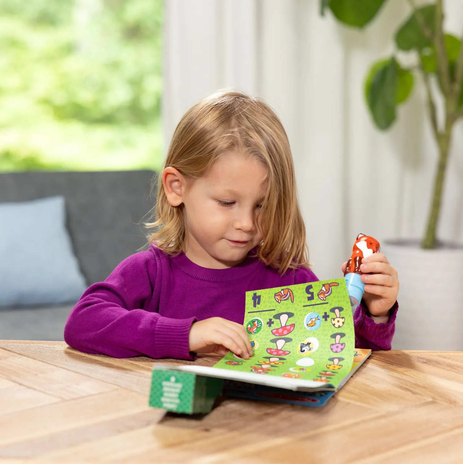 Melissa & Doug Sticker WOW! Fox stickerstempel 300 stickers