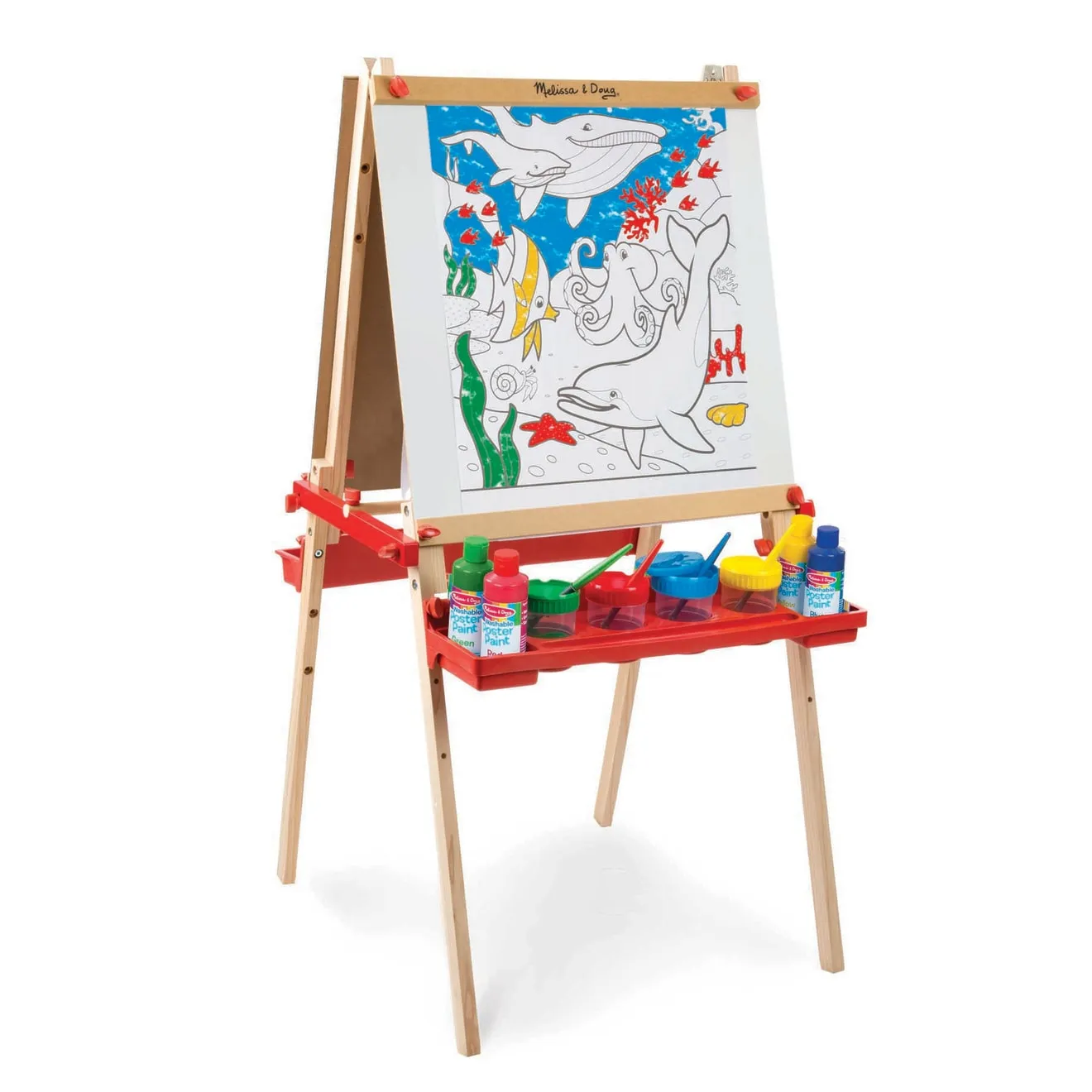 Melissa & Doug Easel Companion Accessory Set schilderset verf
