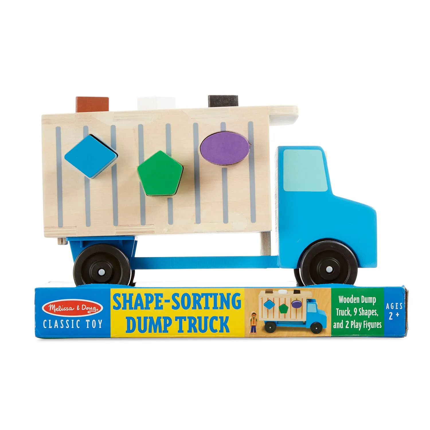 Melissa & Doug Shape-Sorting Dump Truck vormensorteerder hout