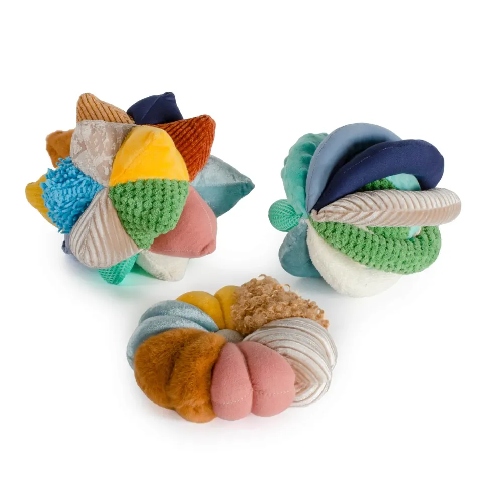 Guidecraft Poufs and Points Plush Ball Set ballen zacht