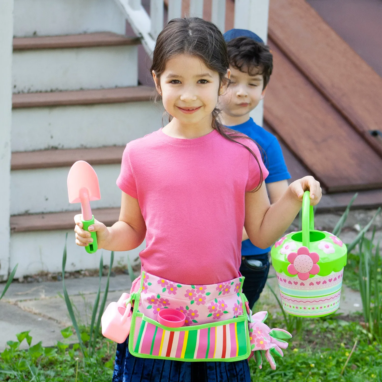 Melissa & Doug Pretty Petals gieter kind lichtroze tuin
