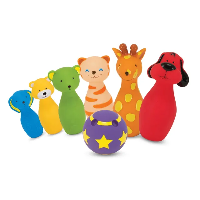 Melissa & Doug K's Kids Bowling Friends Kegelset 6 kegels zacht