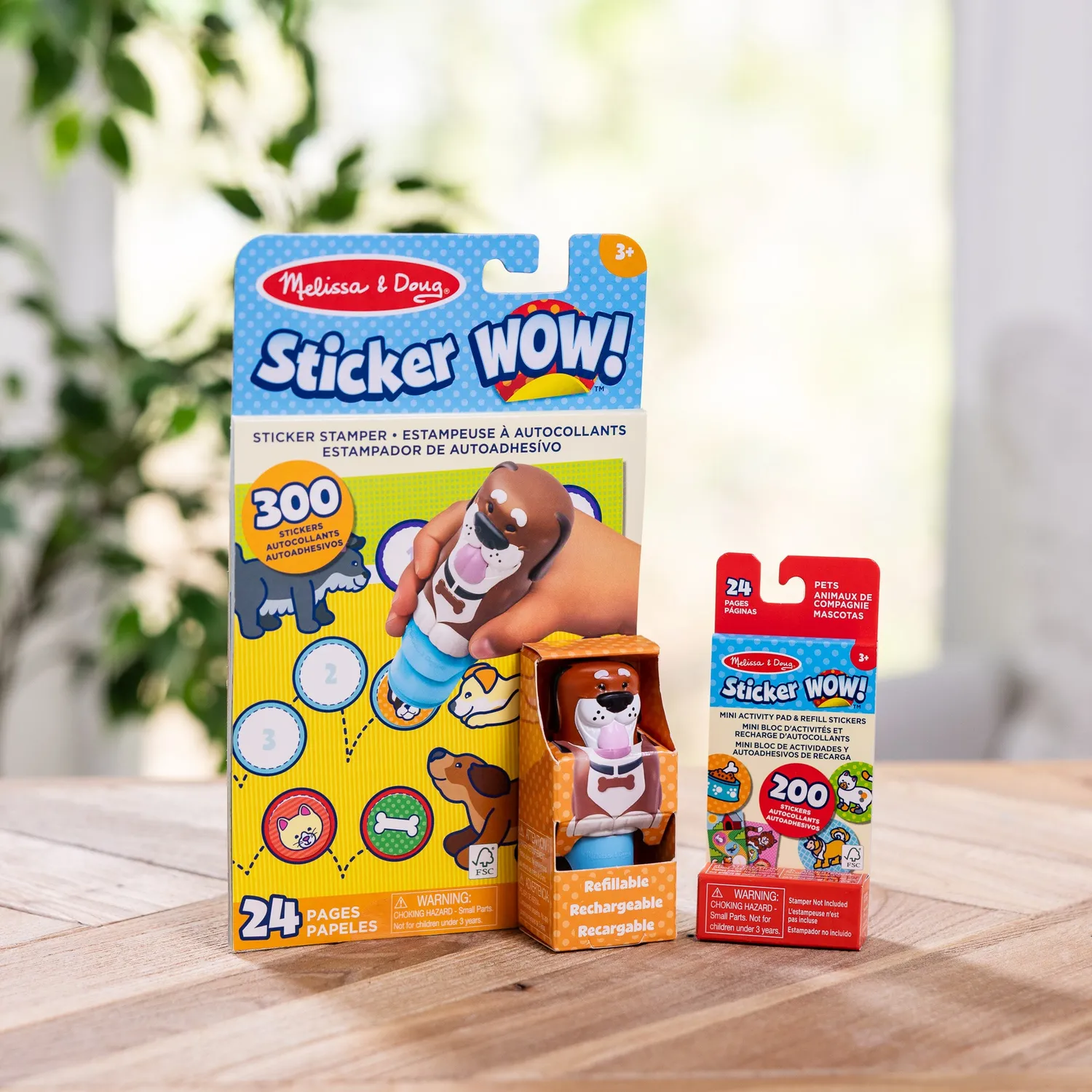 Melissa & Doug Sticker WOW! Dog Bundle stickerstempel 500 stickers