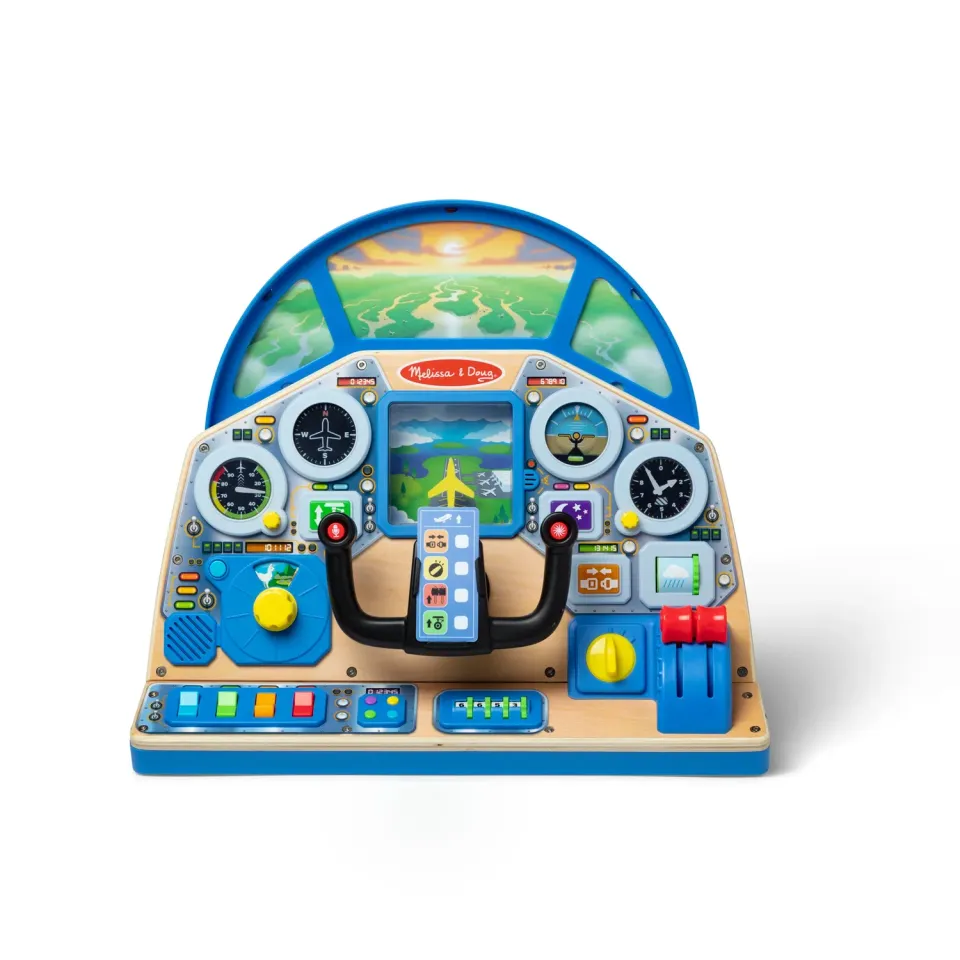 Melissa & Doug Jet Pilot Interactive Dashboard cockpit 3-5 jaar