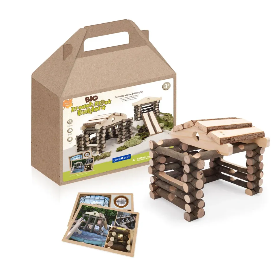 Guidecraft Big Branch Block Builders bouwblokken 125-delig hout