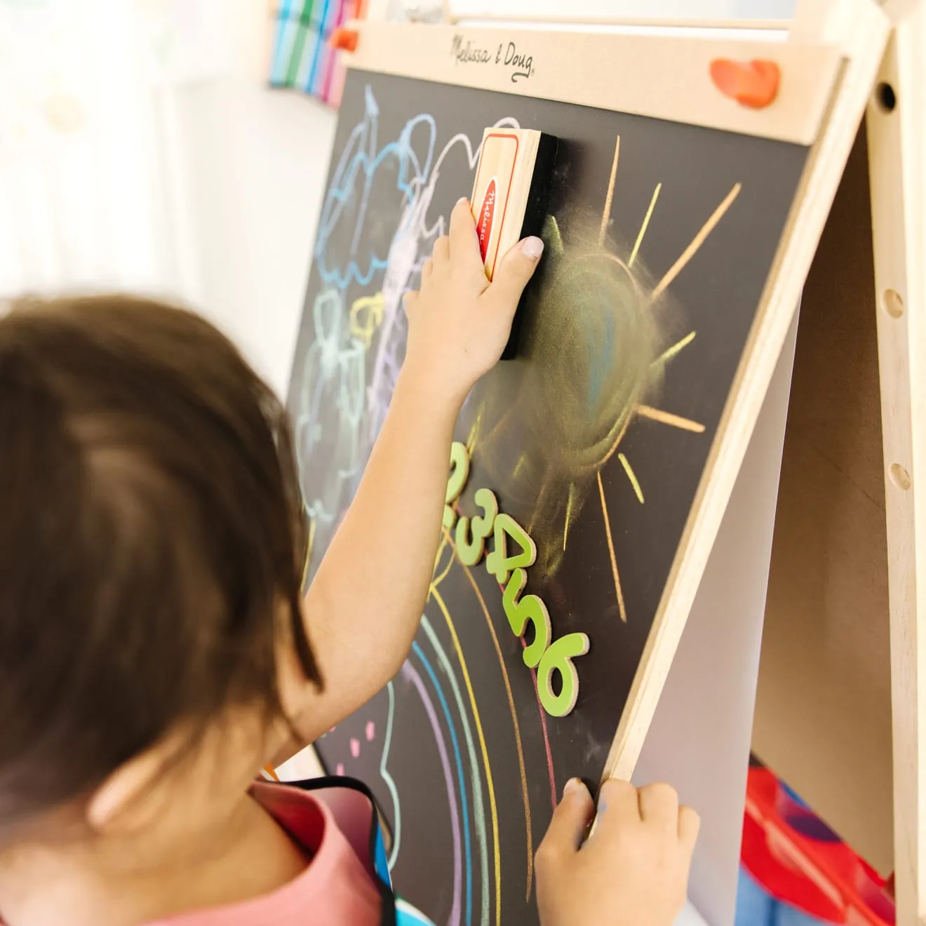 Melissa & Doug Easel Companion Accessory Set schilderset verf