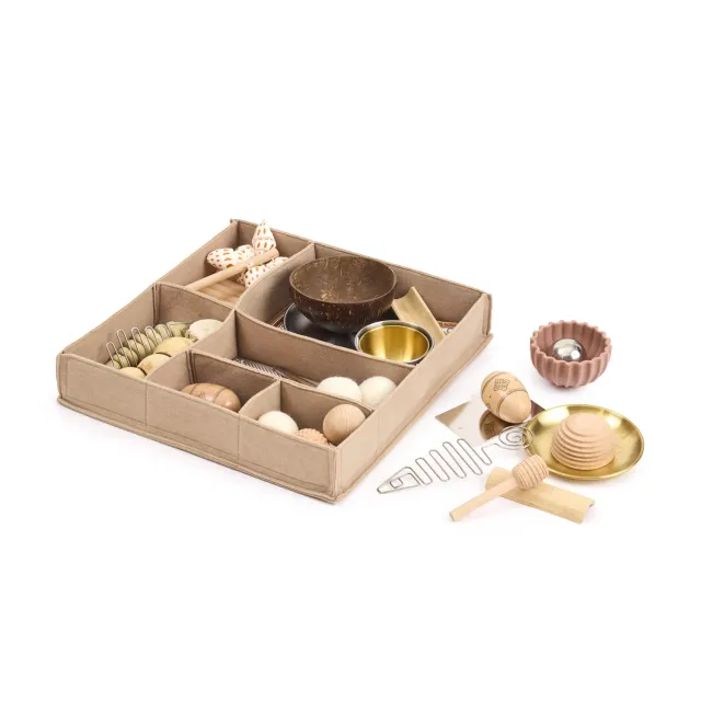Guidecraft Sound Play loose parts STEM kit geluid
