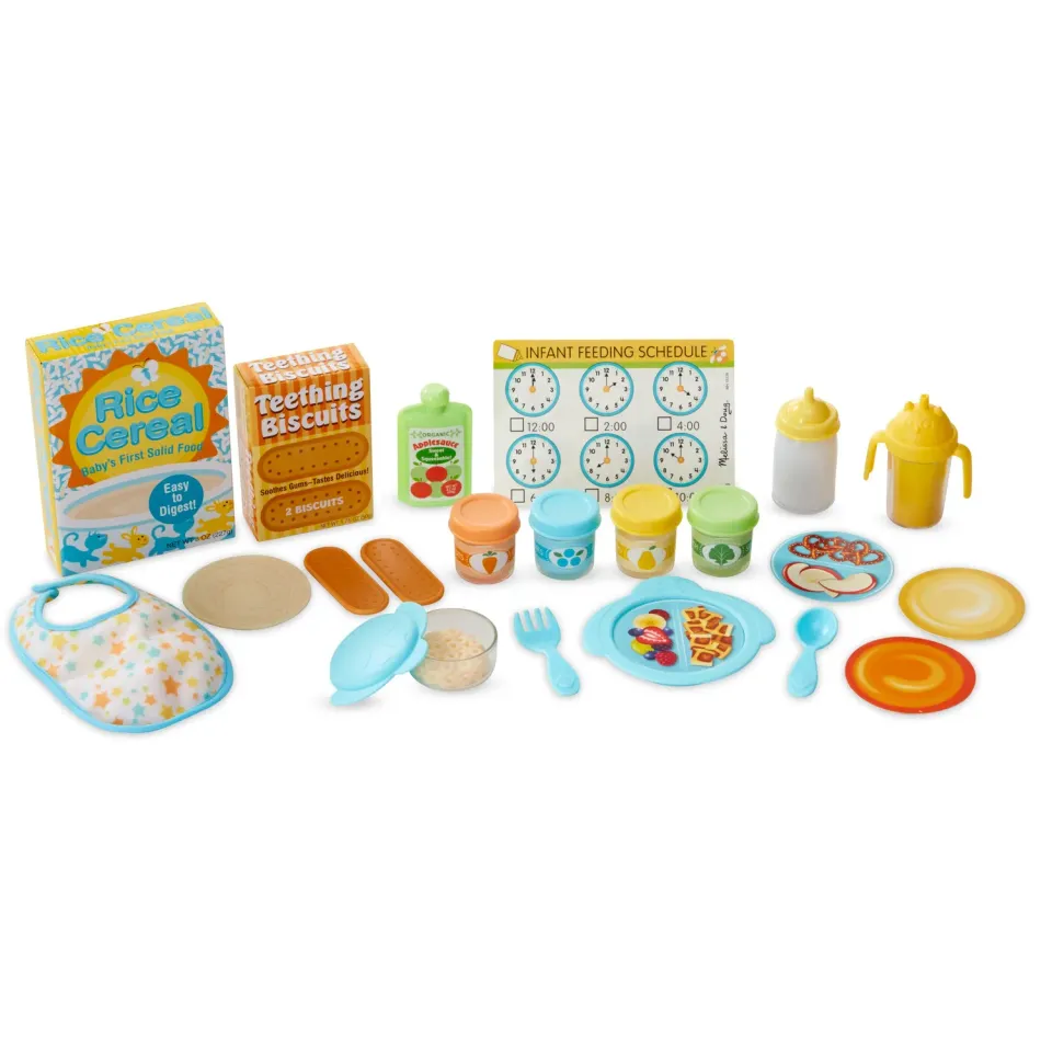 Melissa & Doug Mine to Love poppenvoedingsset 24-delig