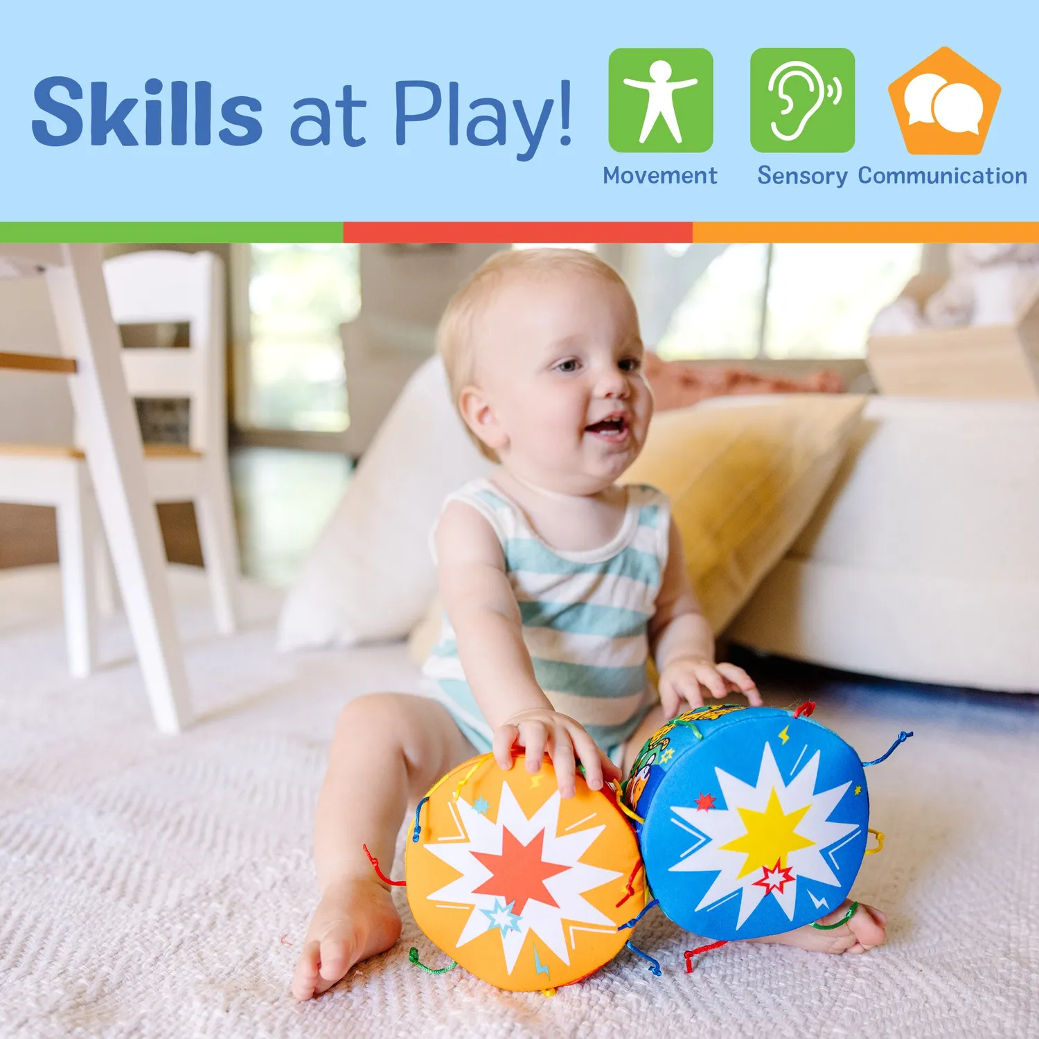 Melissa & Doug K's Kids Musical Bongos bongo's baby