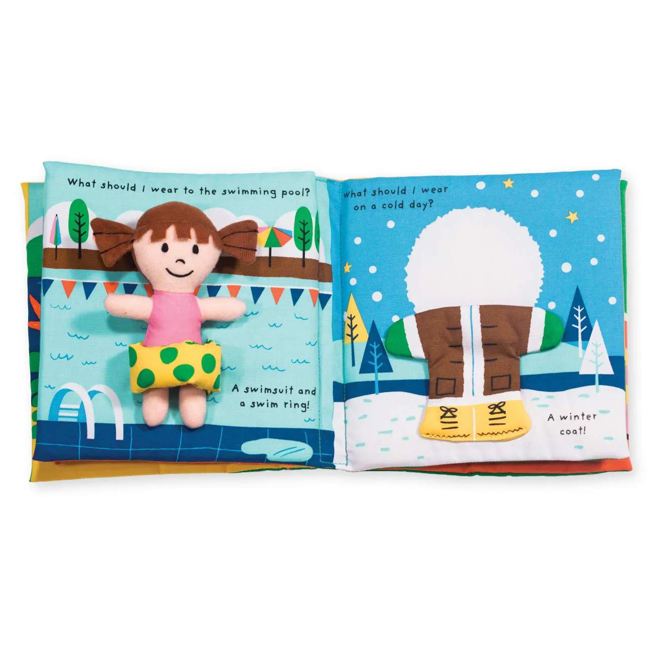 Melissa & Doug K's Kids What Should I Wear Stoffen Boekje