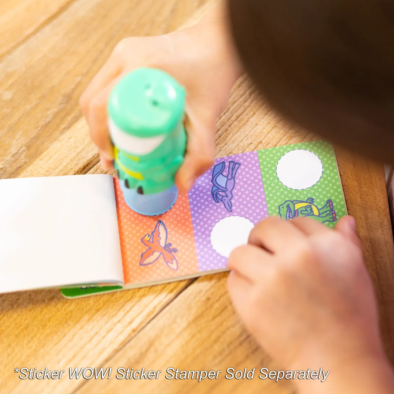 Melissa & Doug Sticker WOW! Dinosaur stickerboek navulling 200 stickers