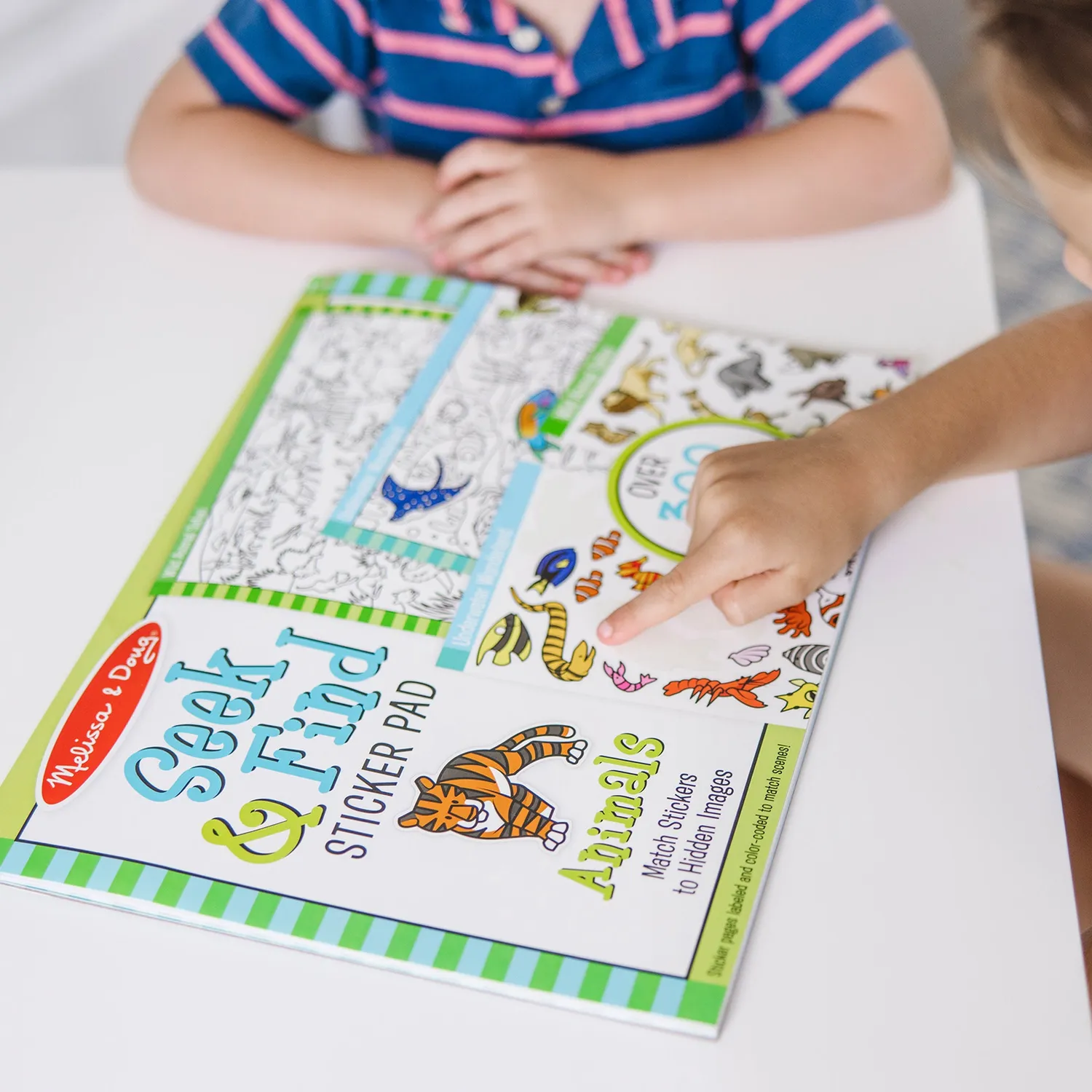 Melissa & Doug Seek & Find Animals stickerboek dieren 400 stickers