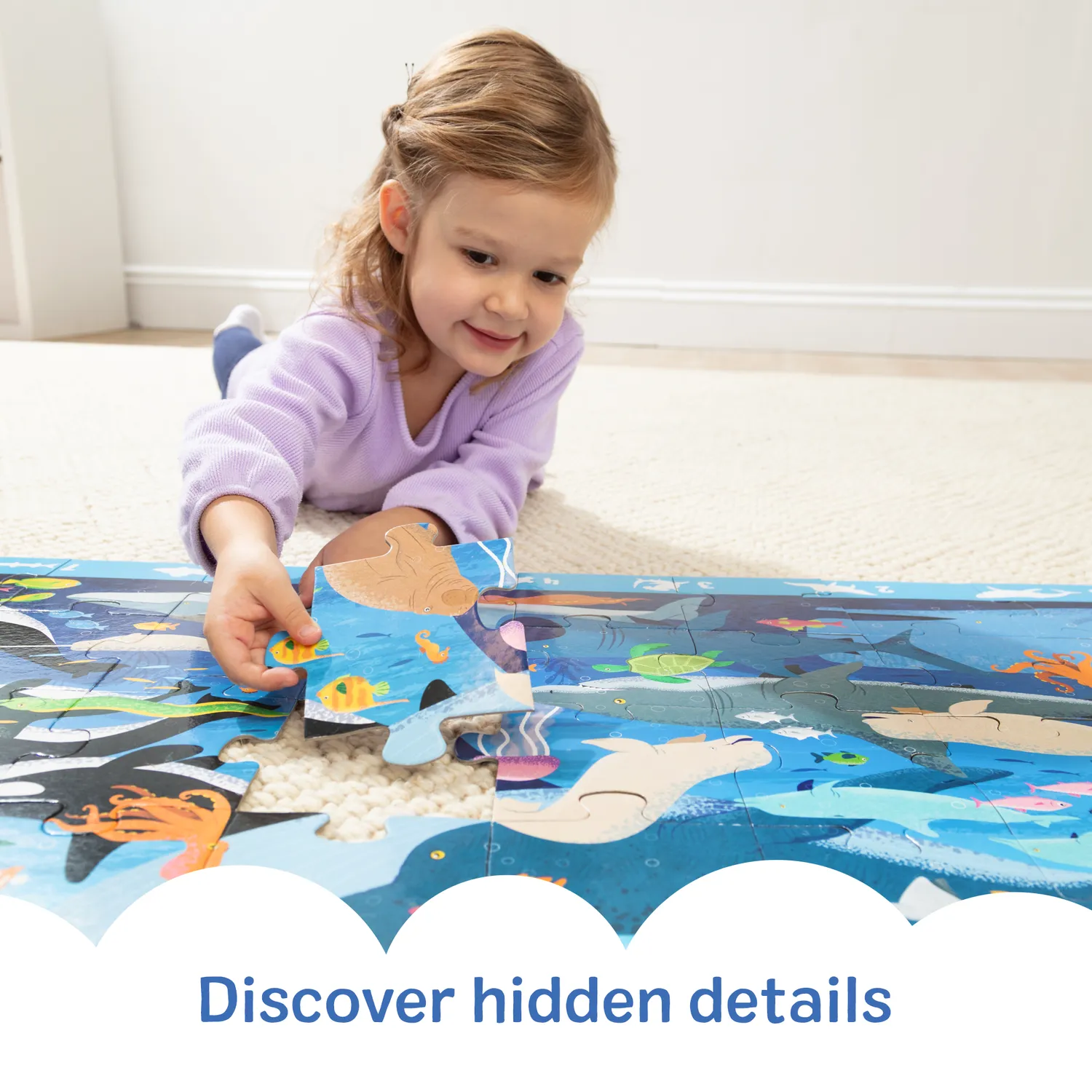 Melissa & Doug Beneath the Waves vloerpuzzel 48 stukjes oceaan
