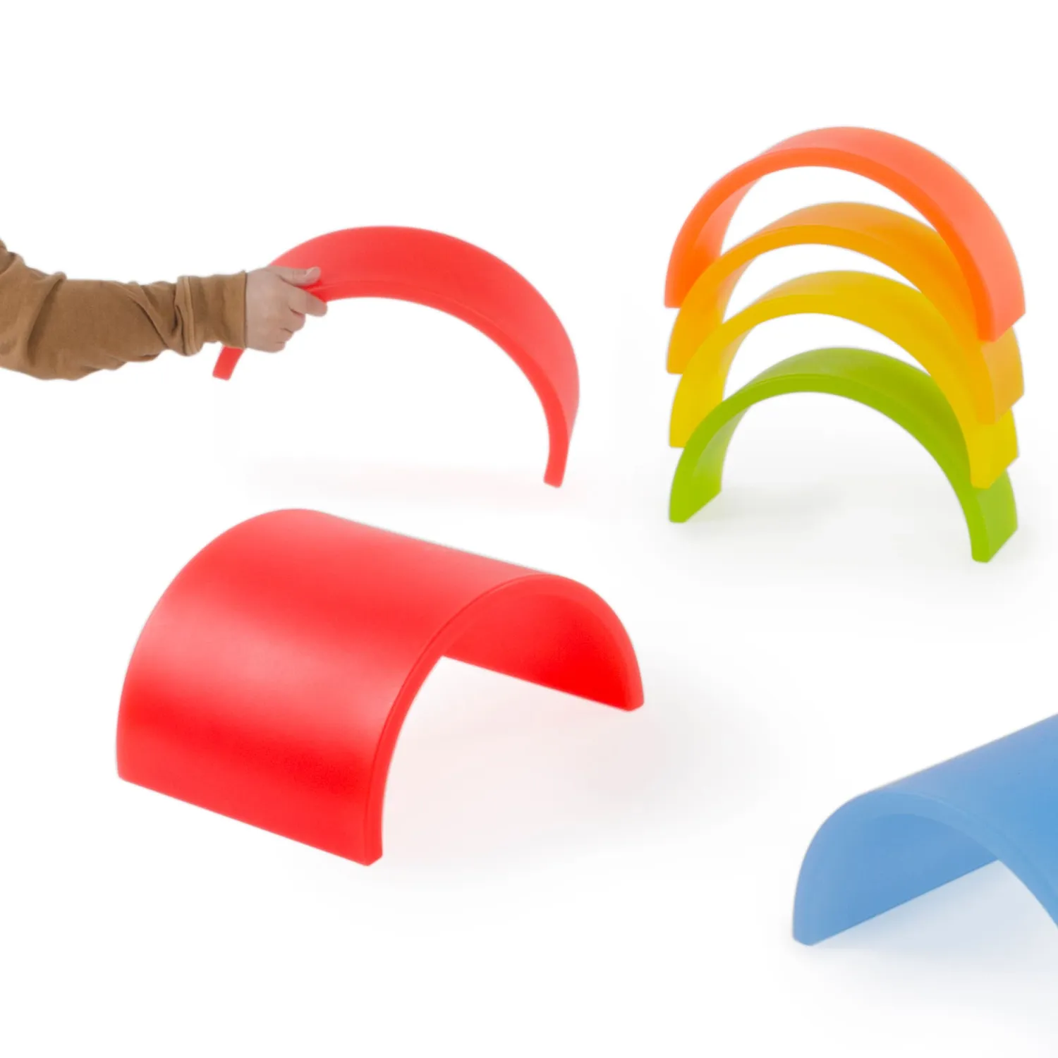 Guidecraft Discovery Rainbow bogen en tunnels 10 stuks licht