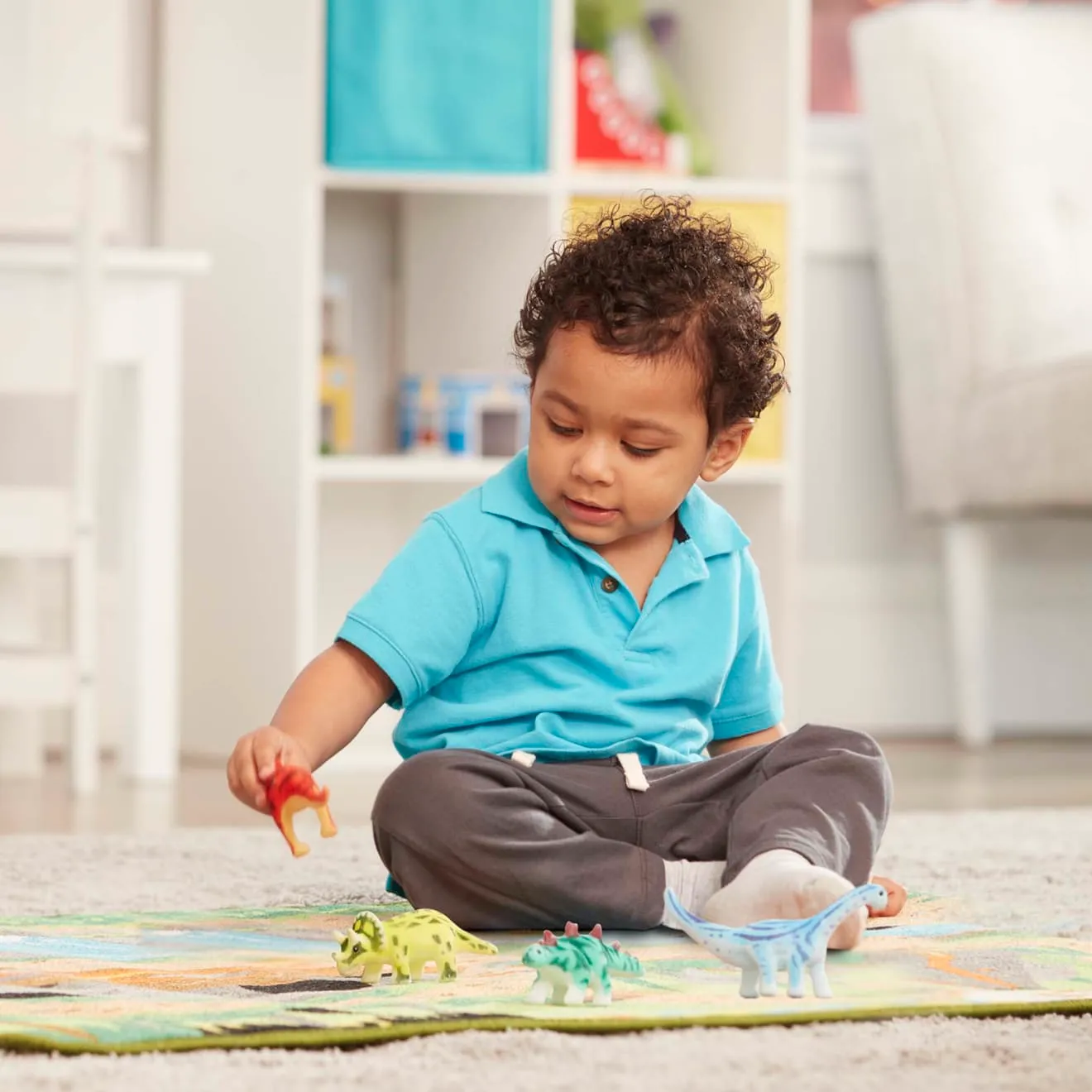 Melissa & Doug Prehistoric Playground dinos speelkleed set