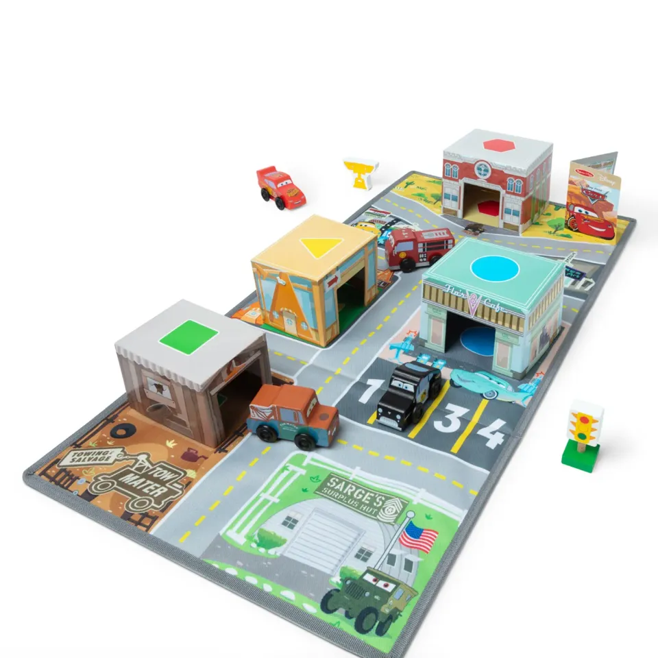 Melissa & Doug Radiator Springs Nest and Stack speelset Cars hout