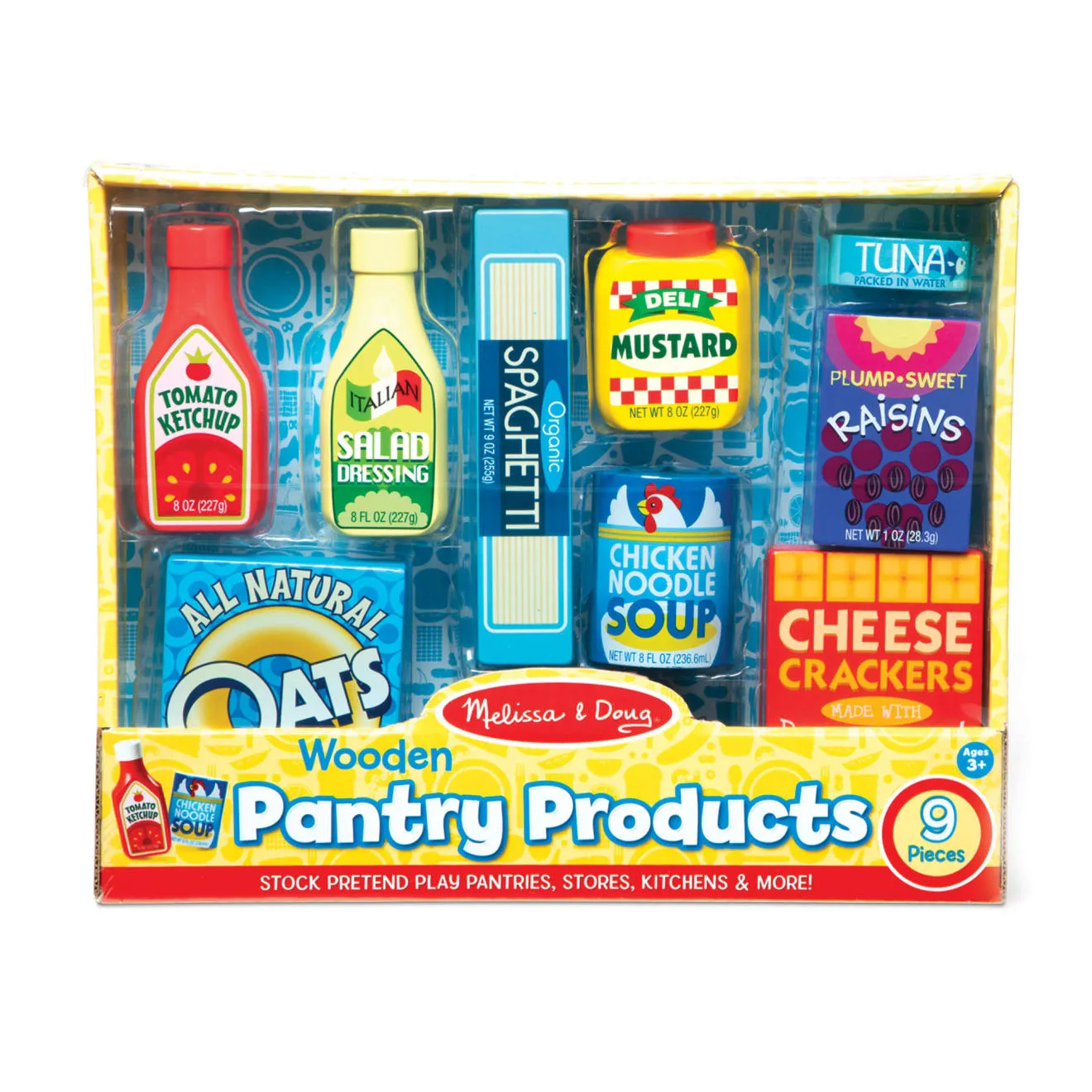 Melissa & Doug Pantry houten speeleten 9-delig
