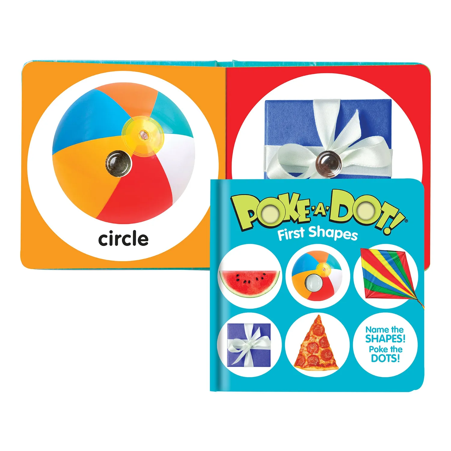 Melissa & Doug Poke-a-Dot First Shapes kartonboek vormen