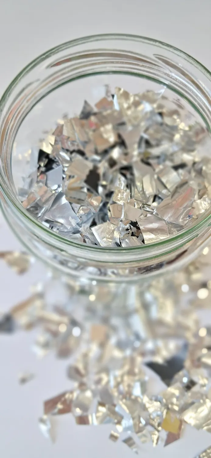 De Potjeskast Pot Glitter knutselpot 750 ml