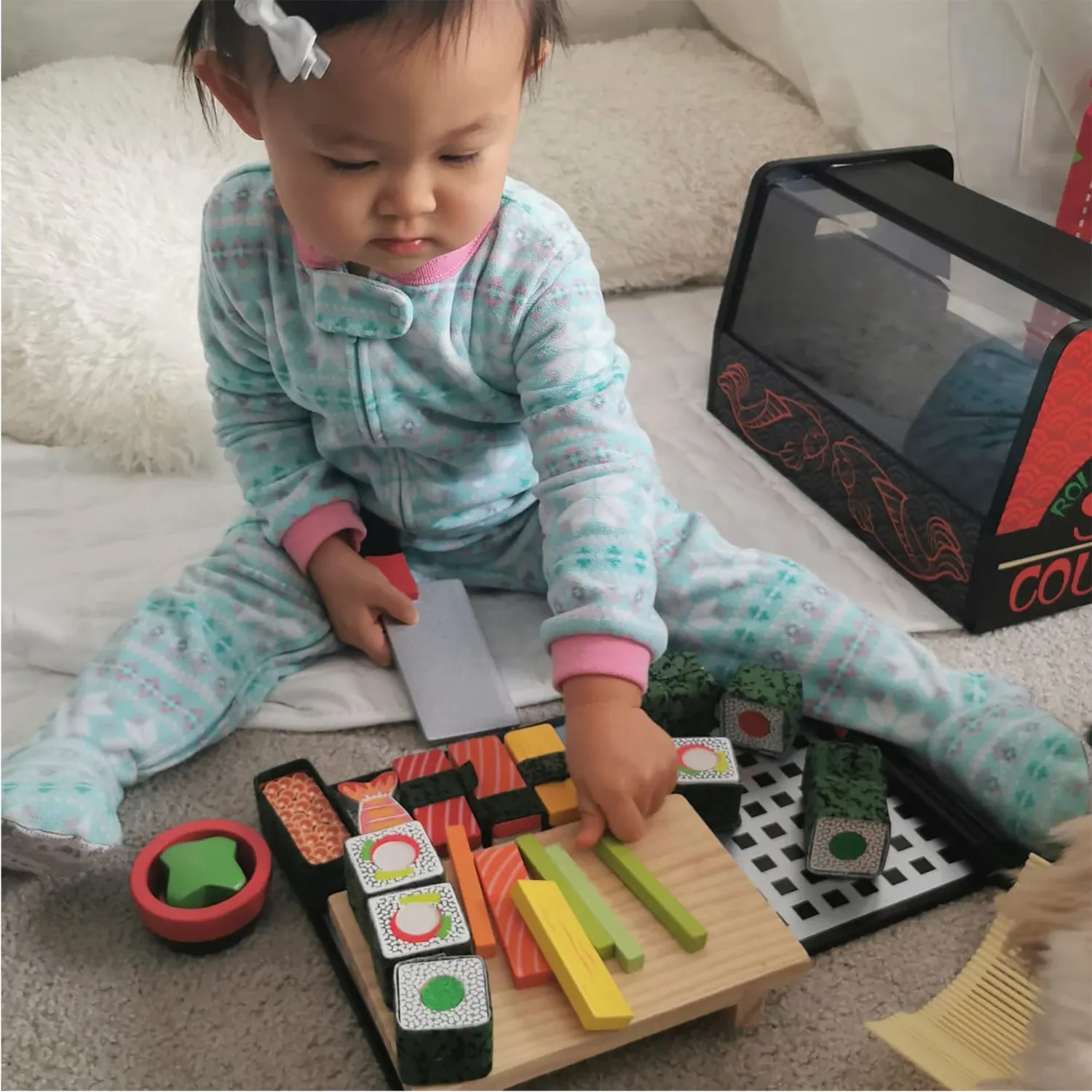 Melissa & Doug Sushi Slicing houten speelset 24-delig