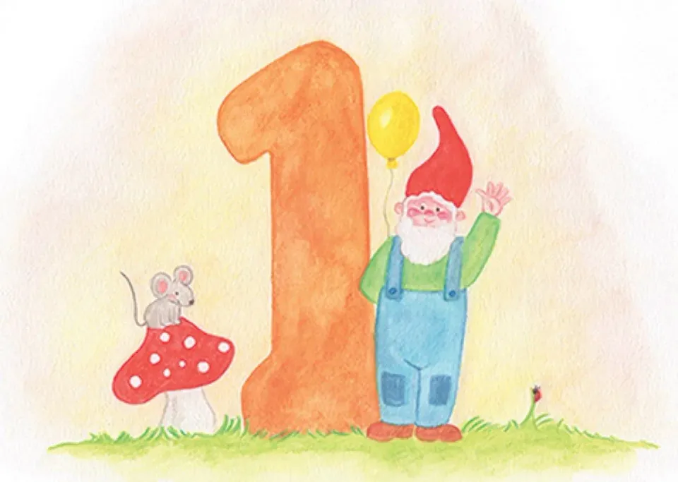 Ginger Fairy Mijn Oogappeltje Kabouter 1 kleine kaart A7