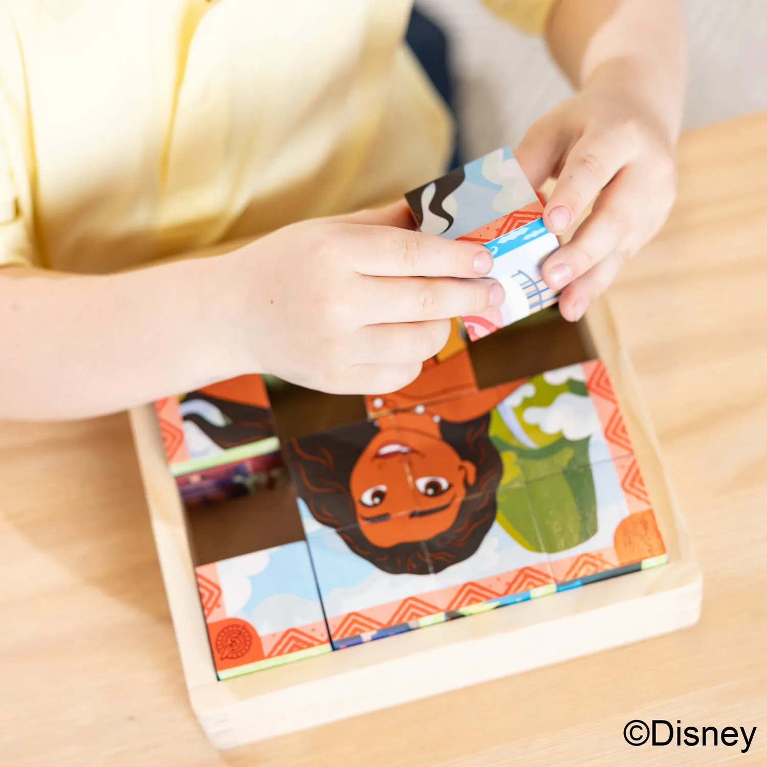 Melissa & Doug Disney Princess Houten Blokpuzzel 16 Blokken