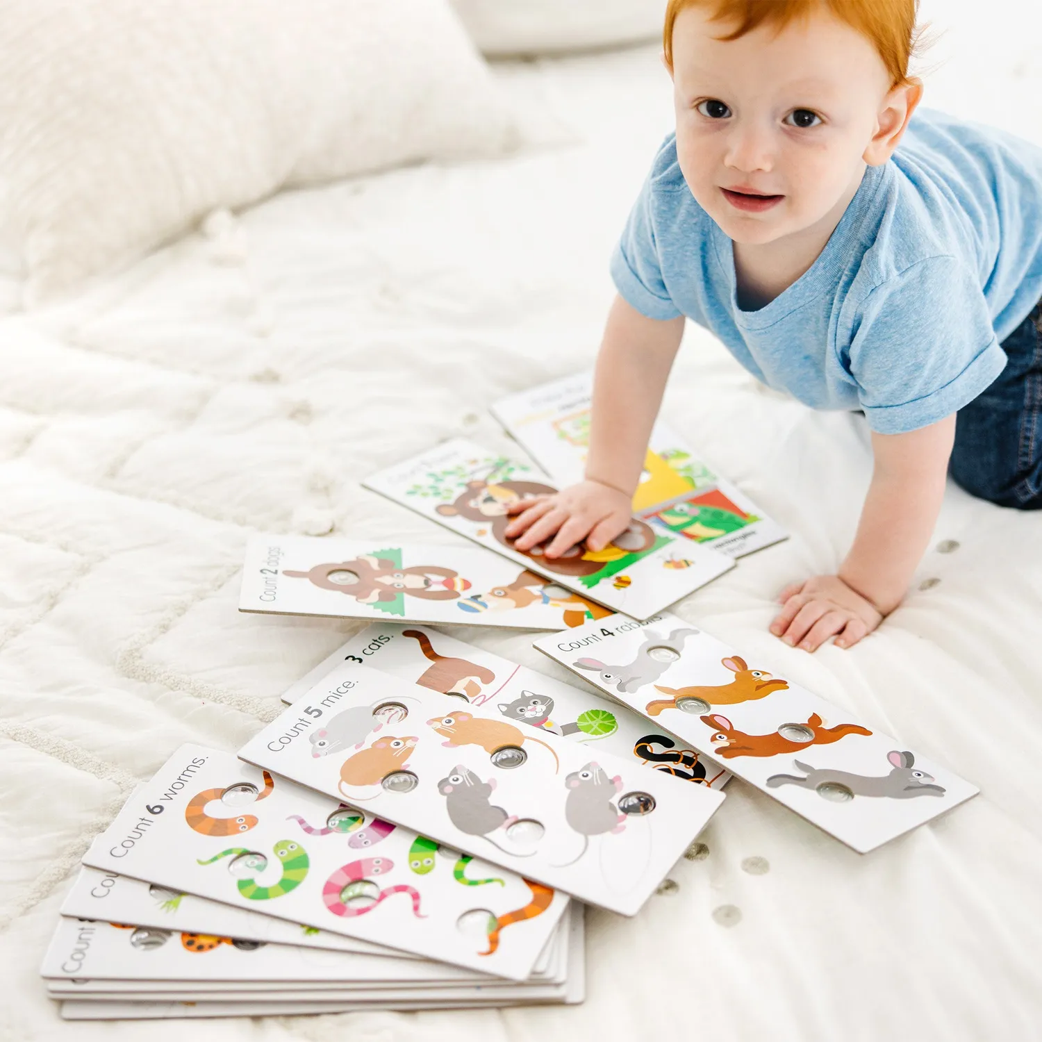 Melissa & Doug Poke-A-Dot Jumbo Number Learning Cards leerkaarten