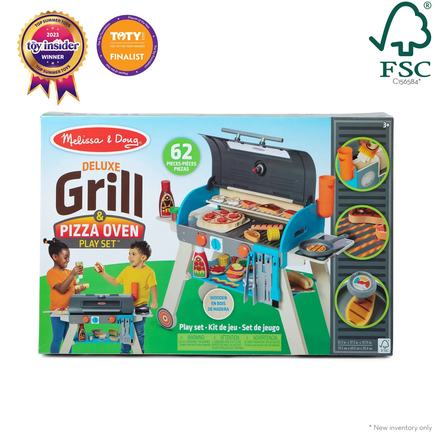Melissa & Doug Deluxe Grill Pizza Oven speelkeuken