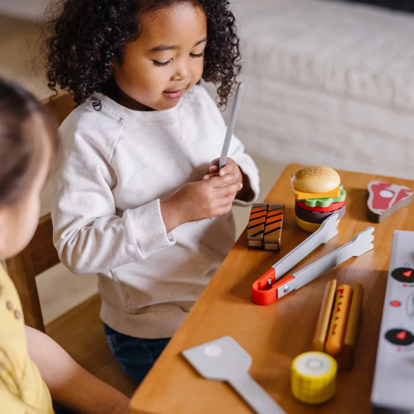 Melissa & Doug Grill & Serve BBQ speelset 20-delig hout
