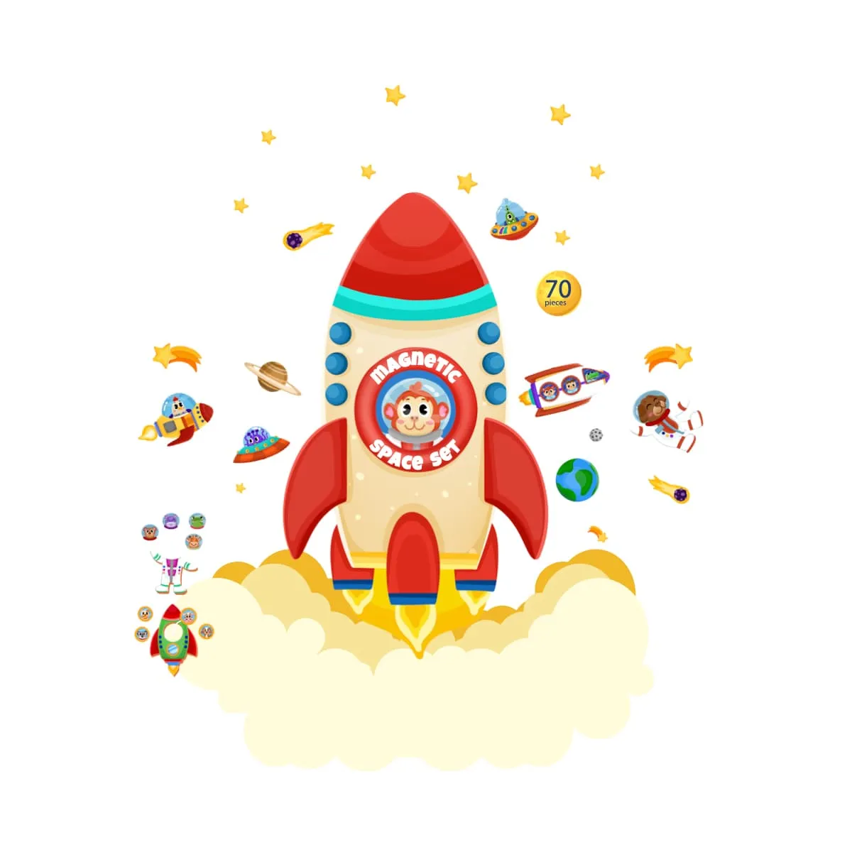 Puedo Magnetic Space magneetspel ruimte