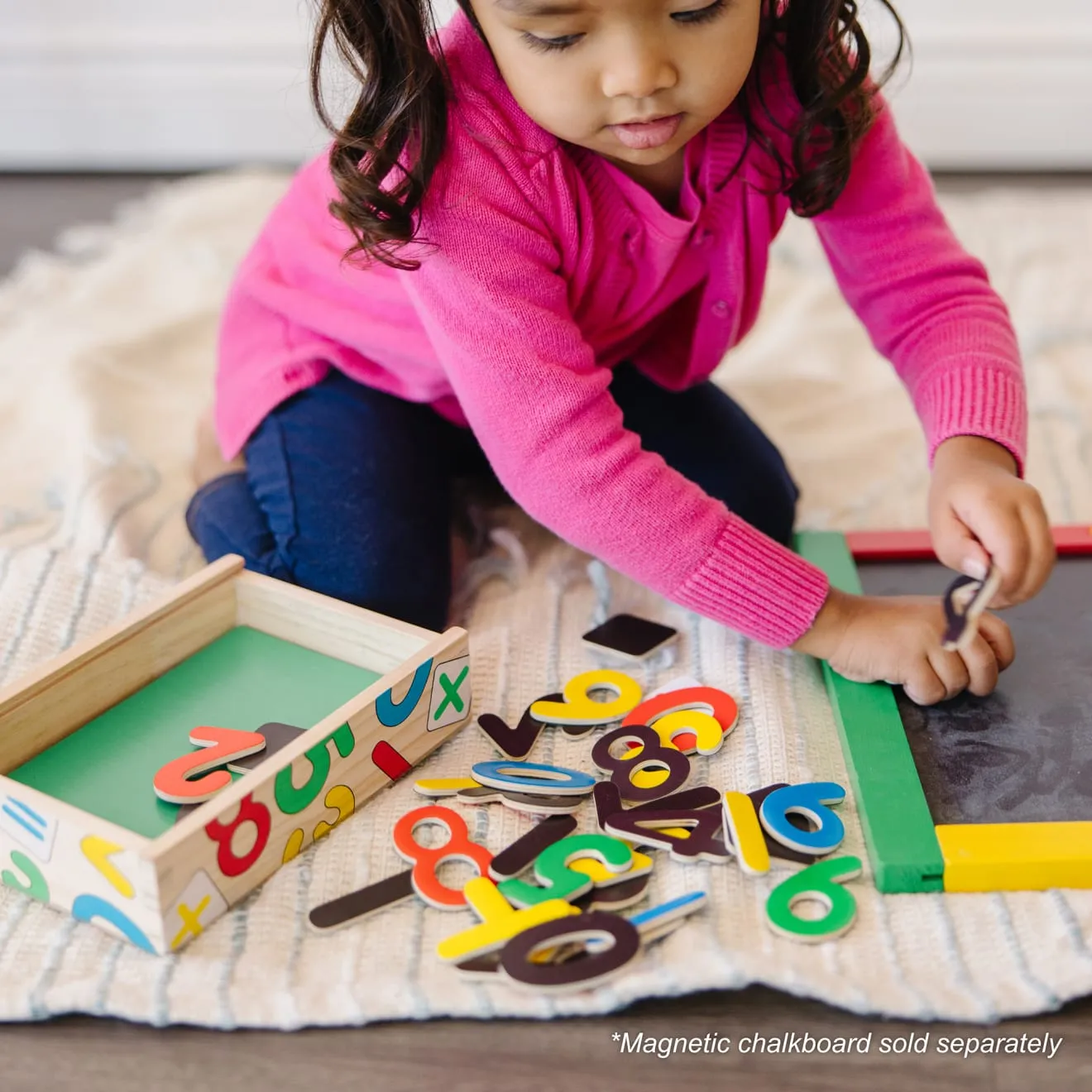 Melissa & Doug Magnetic Wooden Numbers magneetset 37 stuks