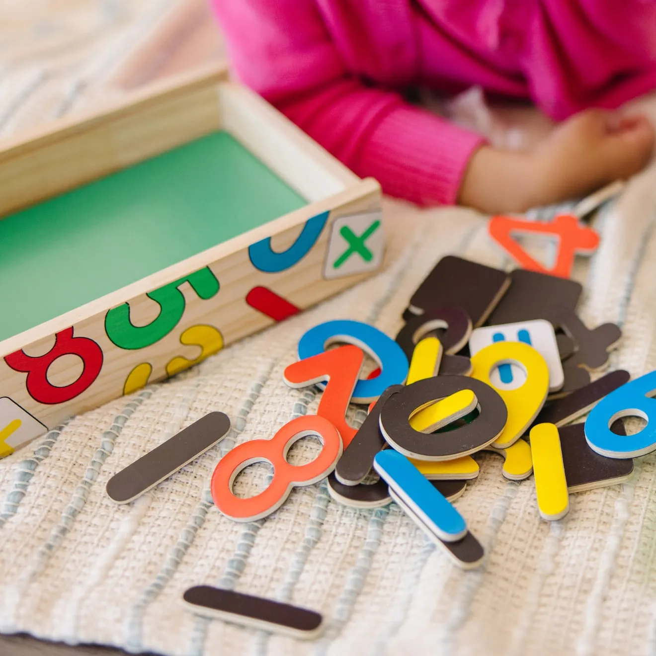 Melissa & Doug Magnetic Wooden Numbers magneetset 37 stuks
