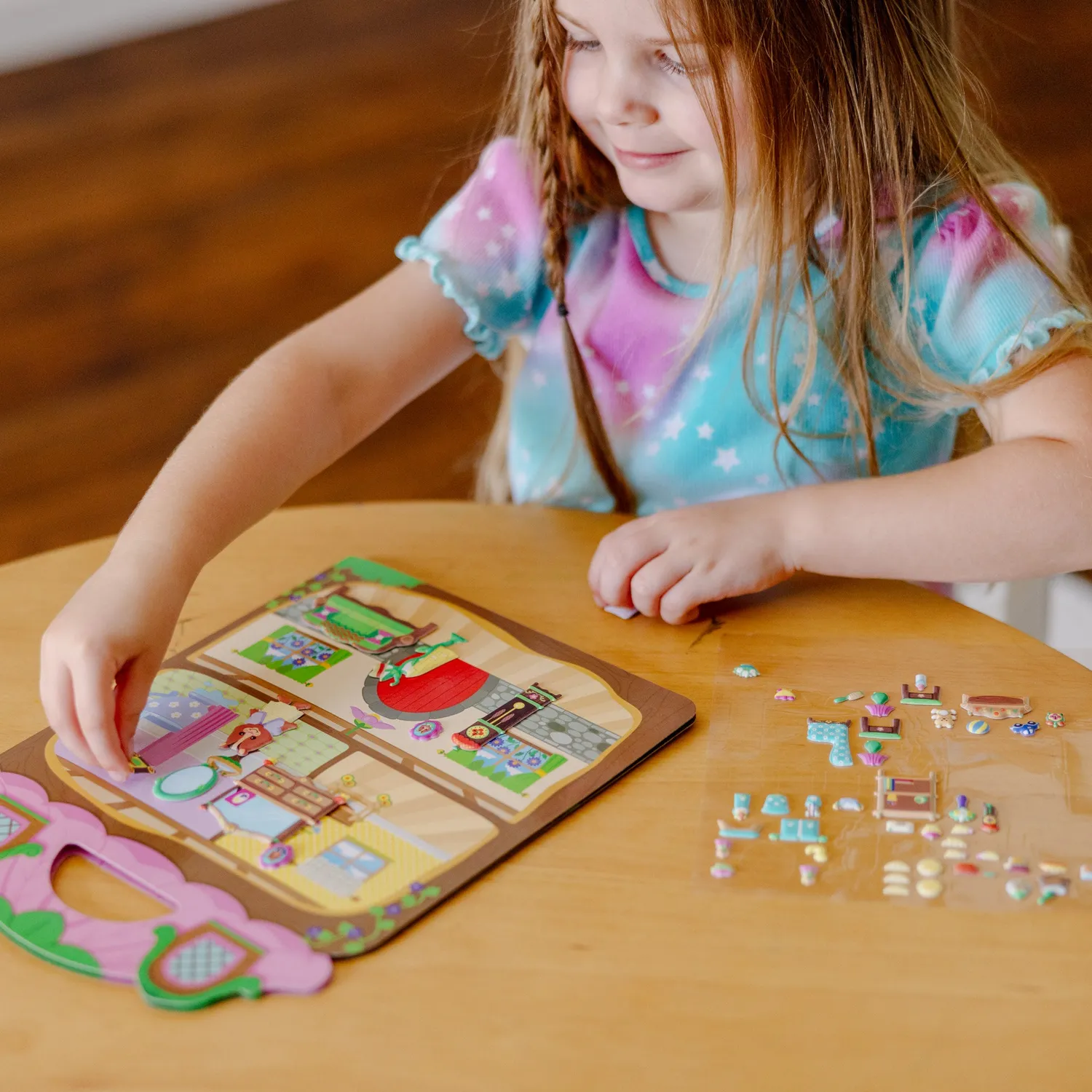 Melissa & Doug Puffy Sticker Play Set stickers 3-pack herbruikbaar