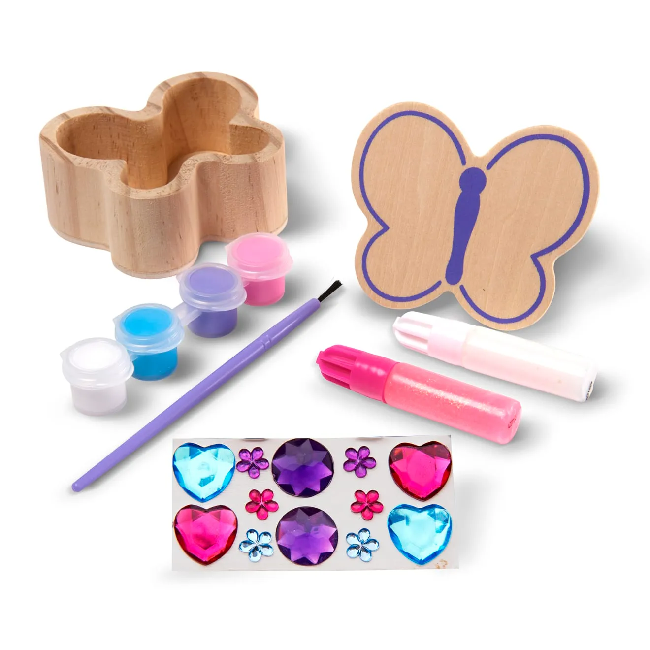 Melissa & Doug Butterfly Box knutselset hout verf