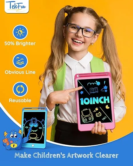 KOKODI Sticker tekentablet 8,5 inch 2 stuks blauw-blauw
