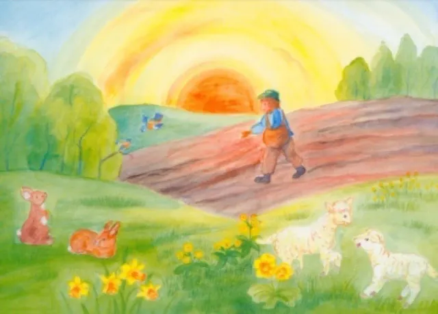 Ginger Fairy Dorothea Schmidt Ostern/Frühling kaart pasen