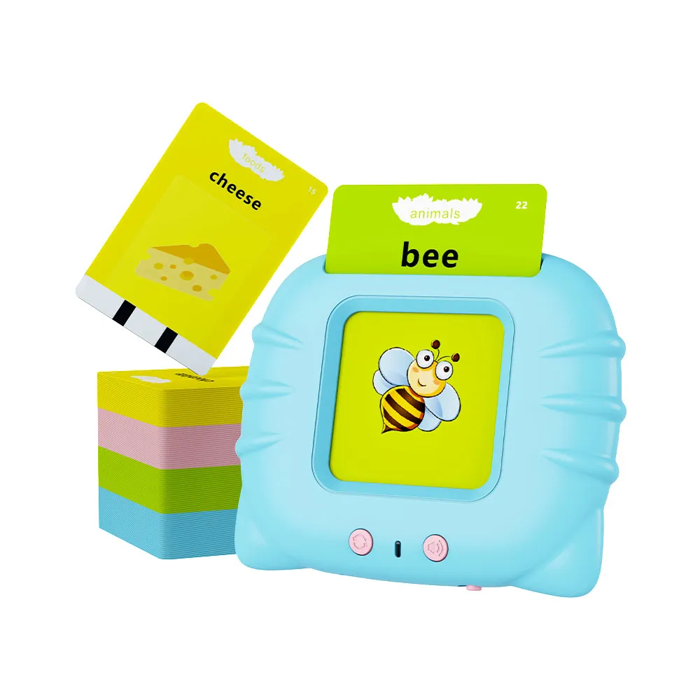 KOKODI Talking Flash Cards leerkaarten kat blauw 224 woorden