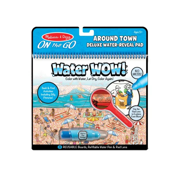 Melissa & Doug Water Wow! Deluxe Water-Reveal Pad Around Town waterboek