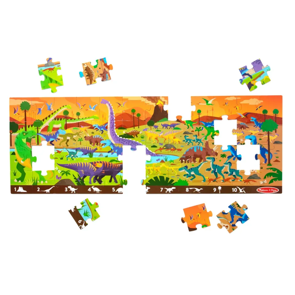 Melissa & Doug Land of Dinosaurs vloerpuzzel 48 stukjes dino