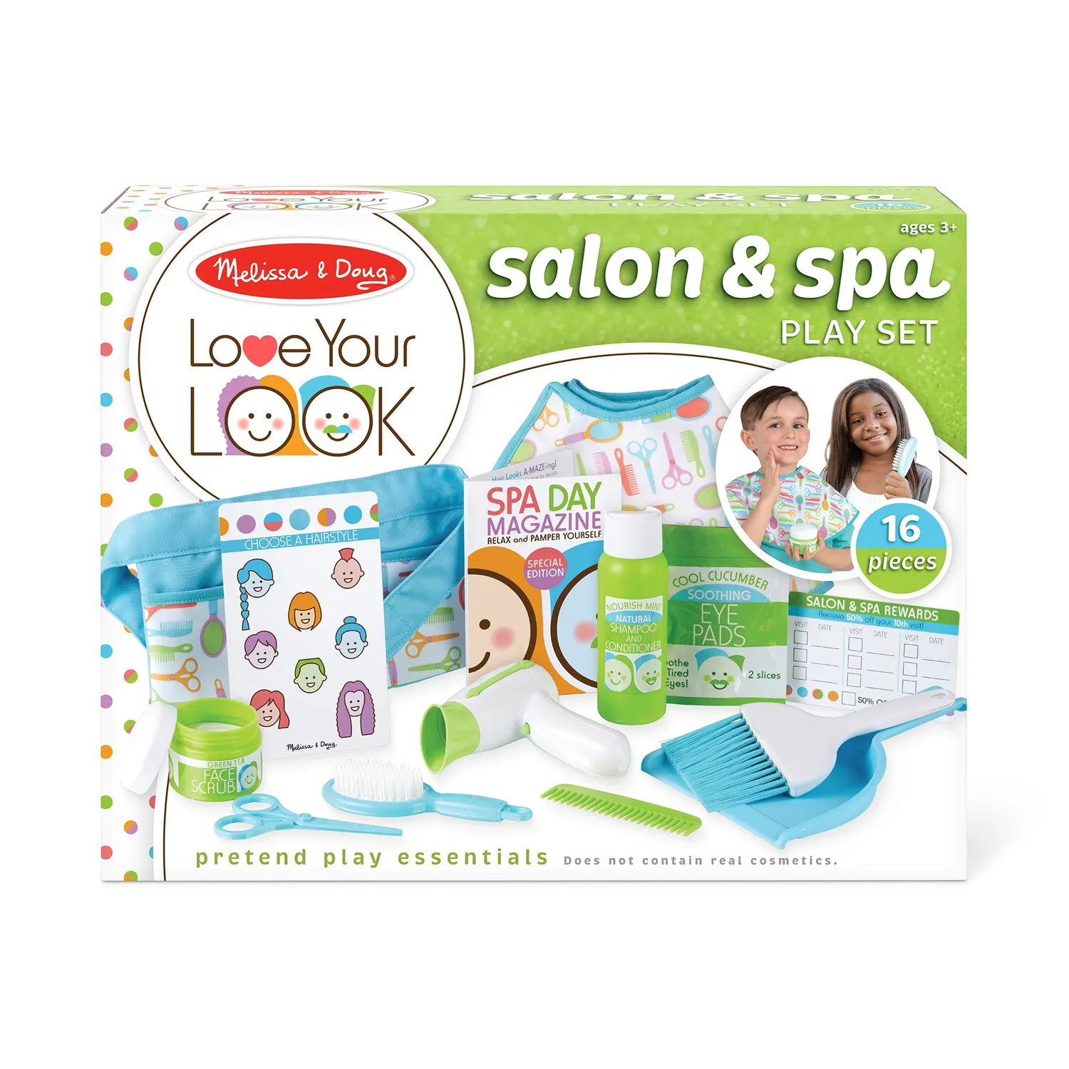 Melissa & Doug Love Your Look Salon & Spa speelset 16-delig
