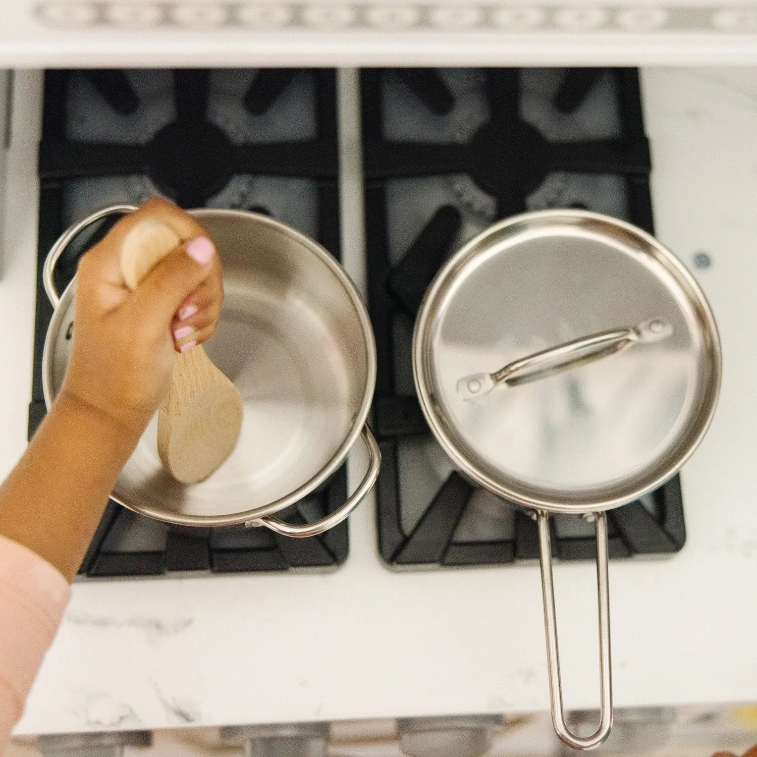 Melissa & Doug Pots & Pans pannenset speelgoed rvs