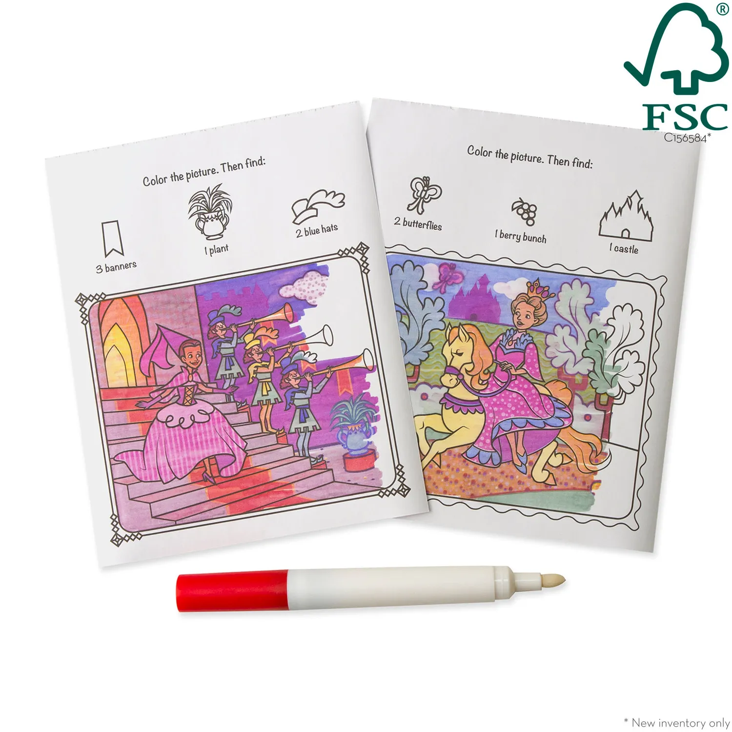 Melissa & Doug On the Go ColorBlast prinses kleurblok
