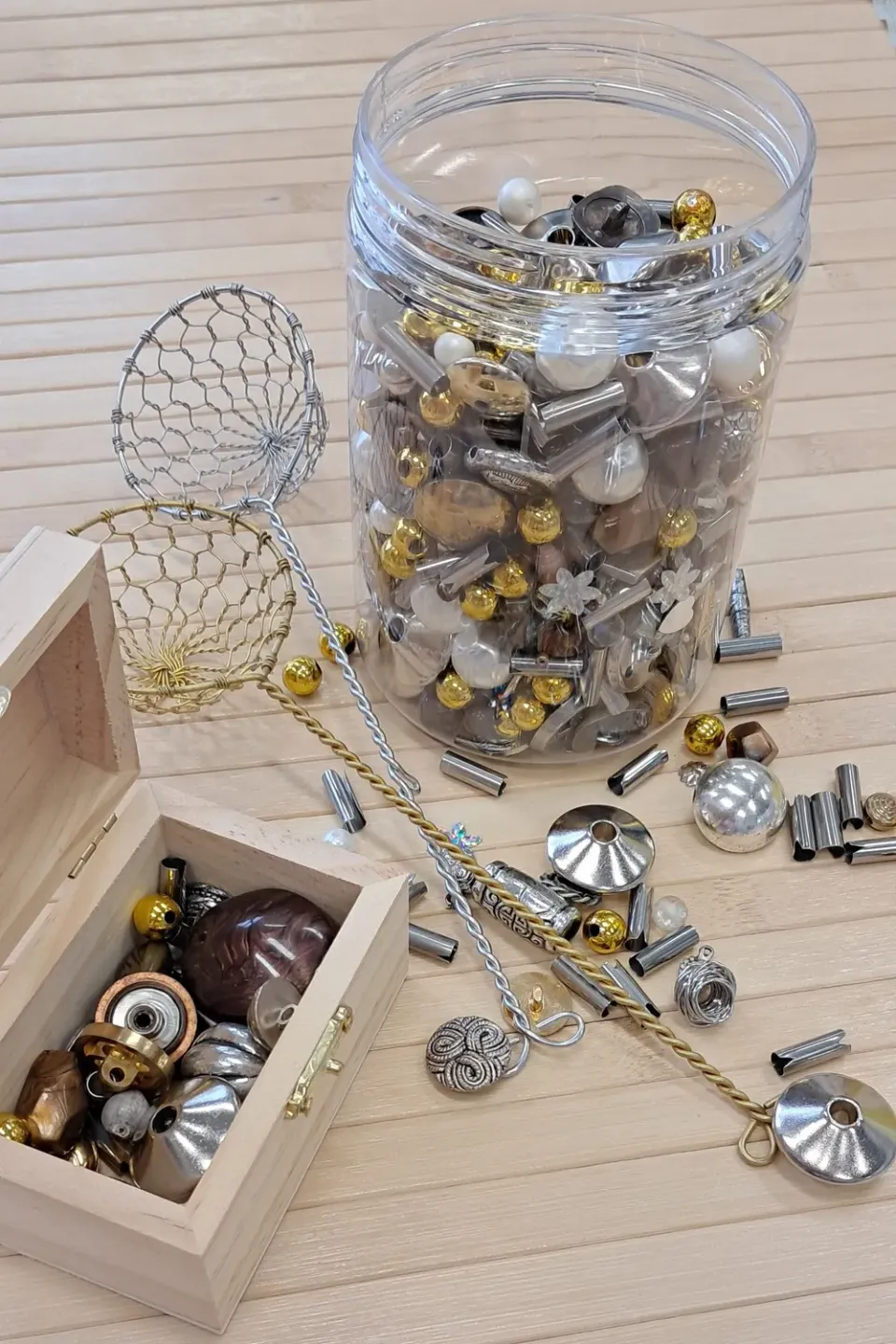 De Potjeskast Schatten Zilver Goud set met kist