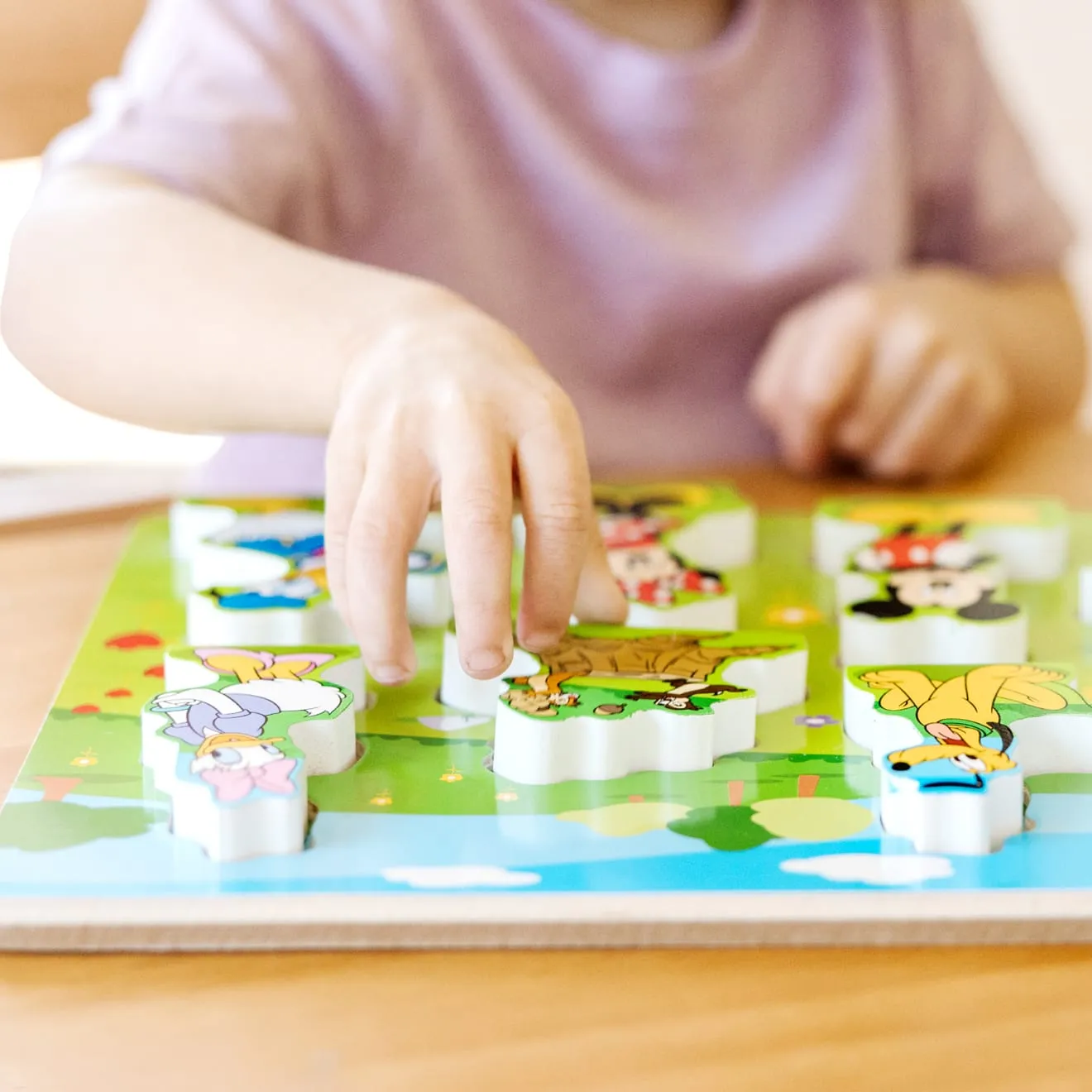 Melissa & Doug Mickey Mouse houten puzzel 8 stukjes peuter