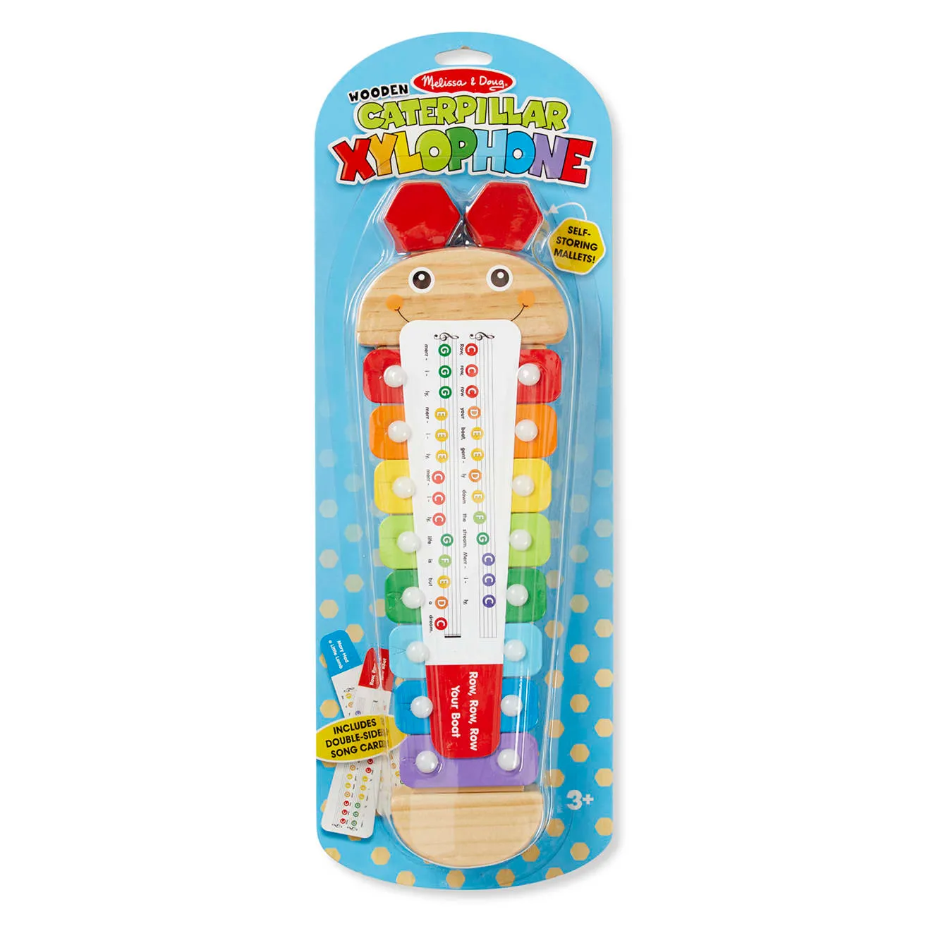 Melissa & Doug Caterpillar xylofoon hout 8 tonen
