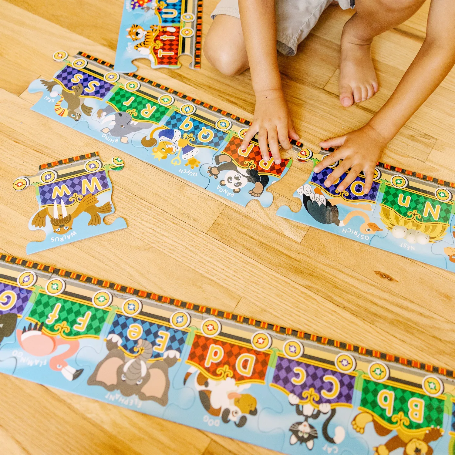 Melissa & Doug Alphabet Express vloerpuzzel 27 stukjes