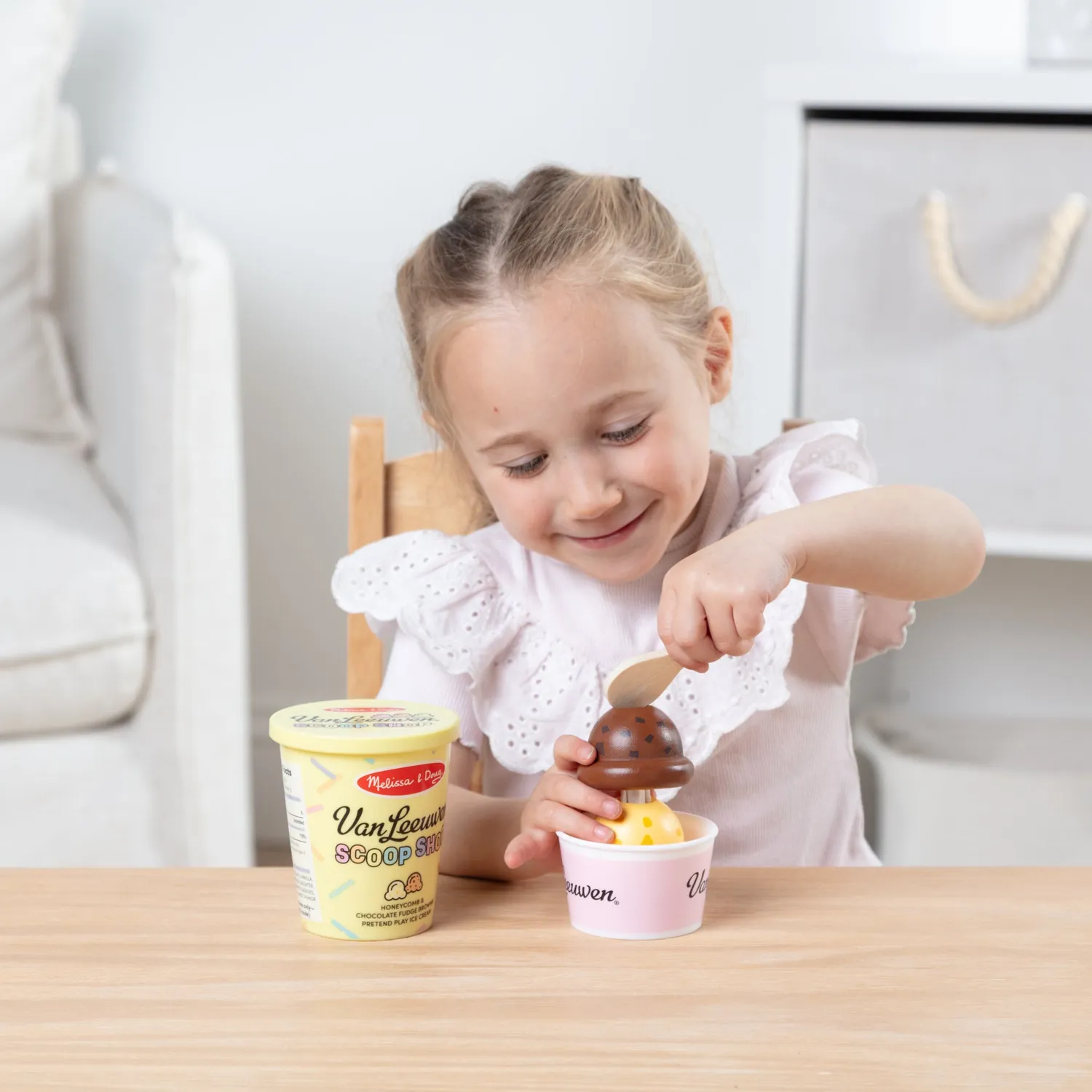 Melissa & Doug Van Leeuwen Scoop Pack speelgoedijs 2 bollen