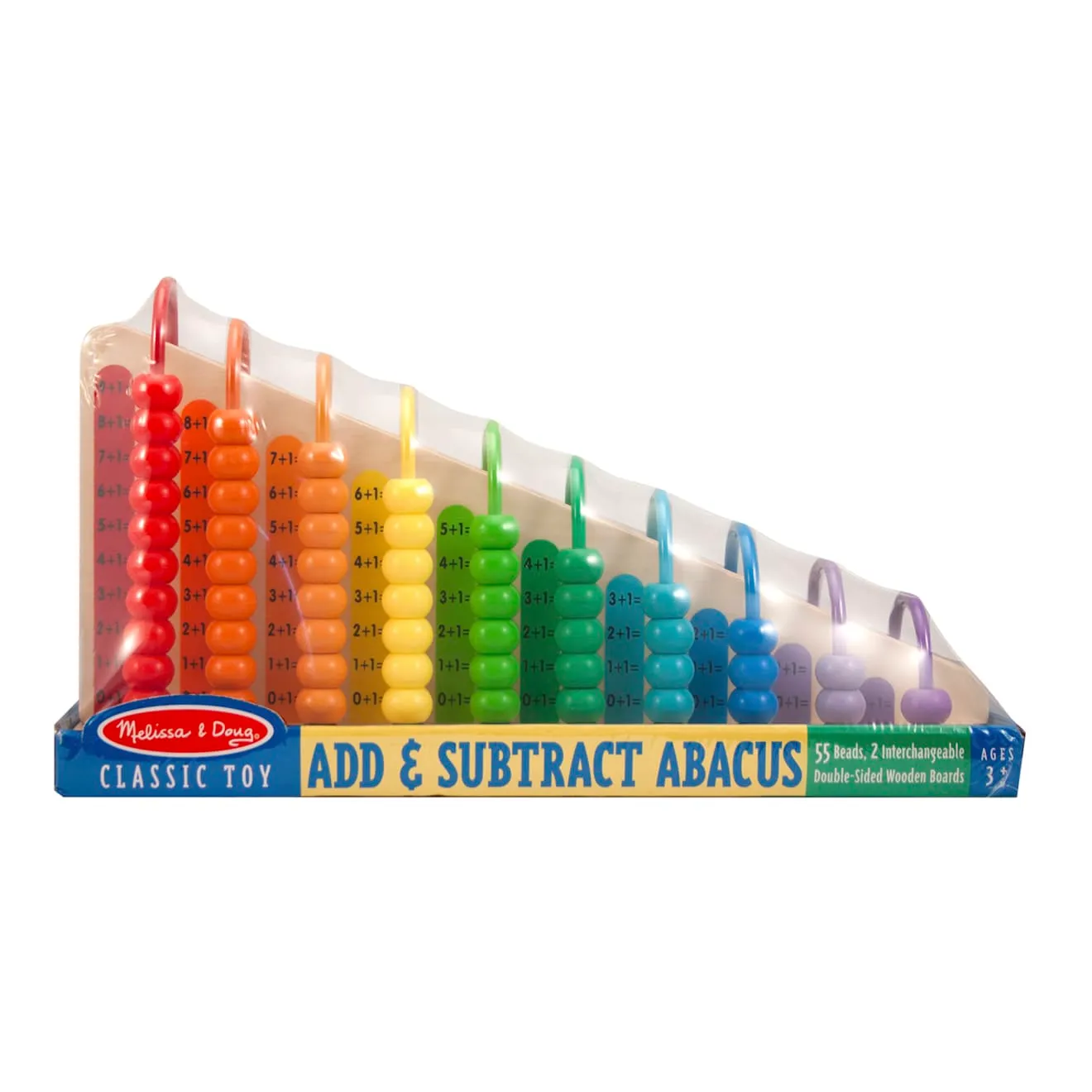 Melissa & Doug Add & Subtract Abacus telraam hout