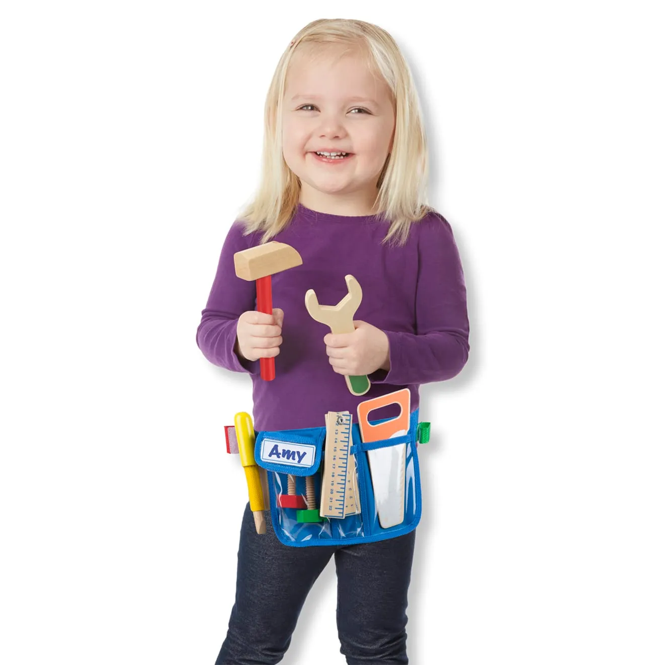 Melissa & Doug Deluxe Gereedschapsriem Hout 5-delig